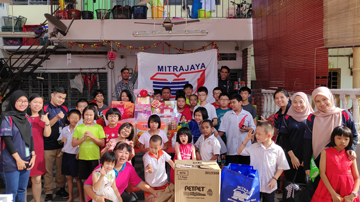 CHARITY VISIT TO ORPHANAGE