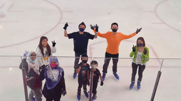 Ice Skating at Sunway Pyramid