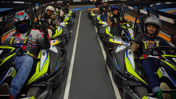 Electric Go Kart Night Race