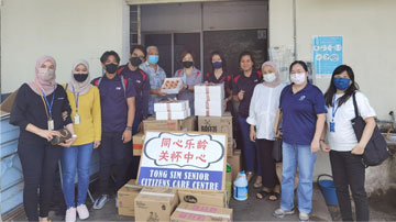 Visit to the Senior Citizen Care Centre