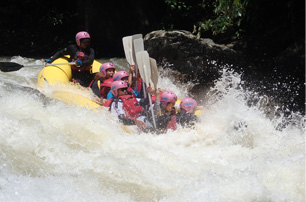 White Water Rafting at Slim River
