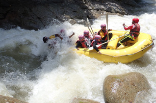 White Water Rafting at Slim River