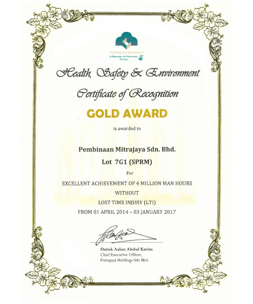 Gold Award